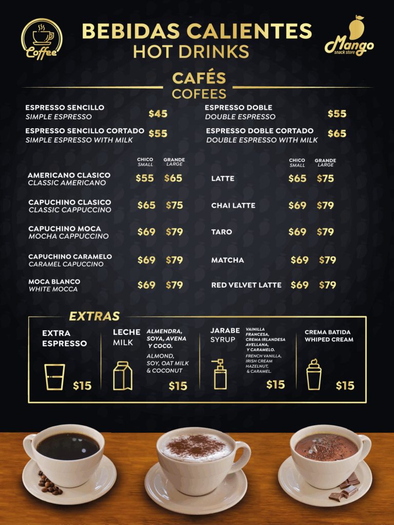 Bebidas calientes